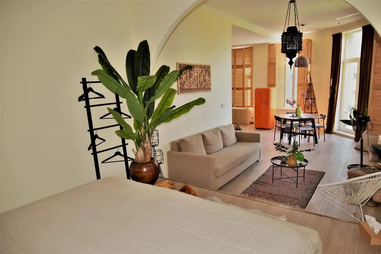 Lägenhet Sleep Inn - 1001 Nights Loft Citycenter With Balconyview Antwerpen